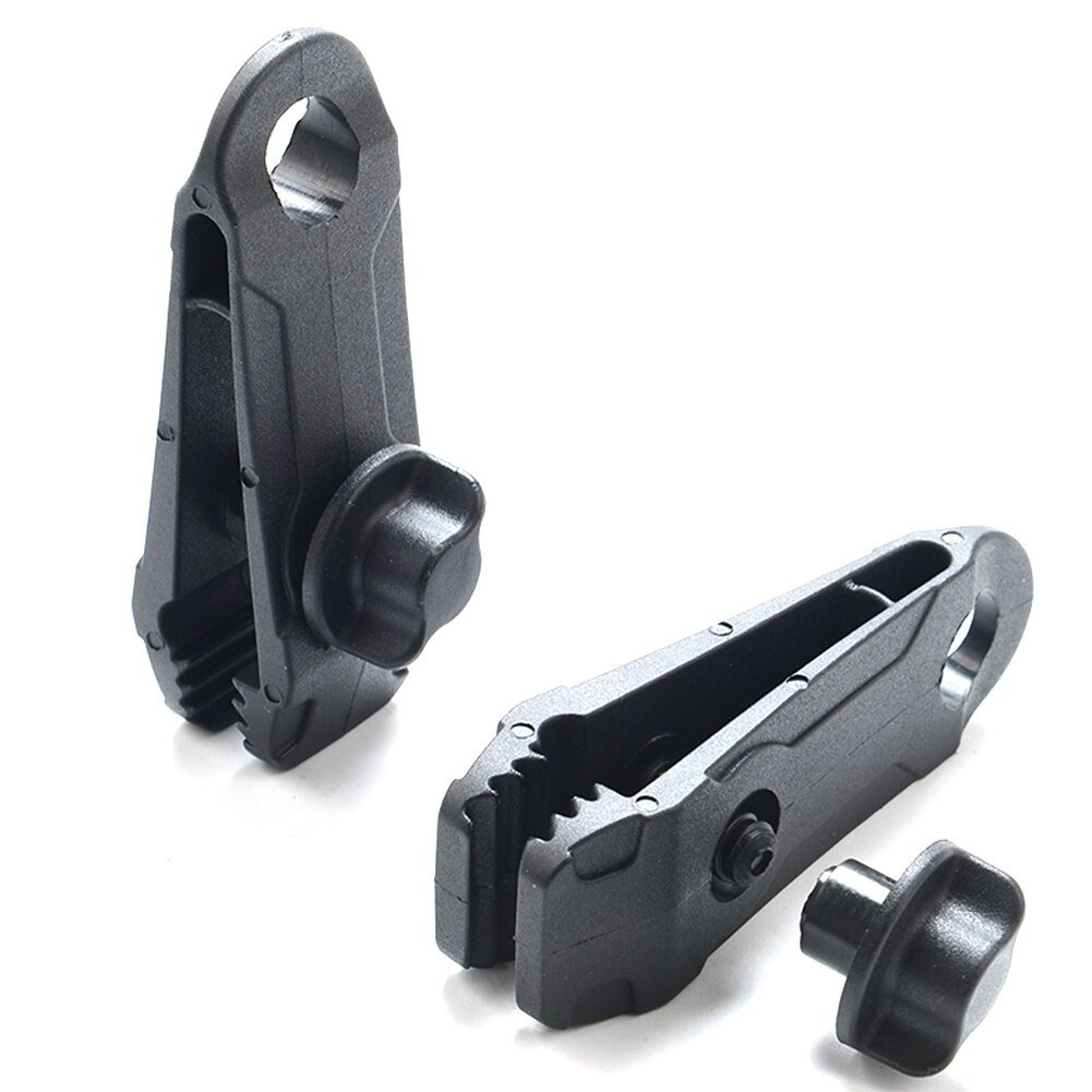 Cheap Goat Tents 1pcs Tent Clip Outdoor Camping Nylon Heavy Duty Windproof Awning Clamp Grip for Garden Shade Cloth Tent Accessories Black   